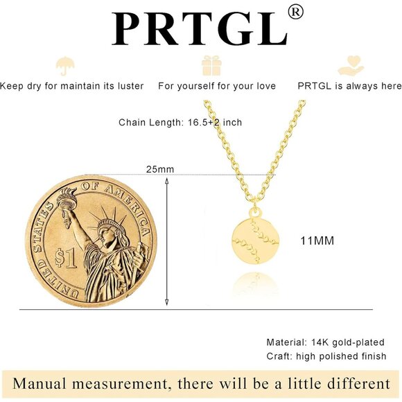 ⚡14k Gold Plated Necklace for Women Boots Bow Sun Moon Horse Evil Eye Conch - Picture 4 of 8